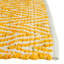 Tapis jaune / ivoire en coton tissé à plat à la main Skilah-1816086752