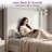 Wauseon Crofford Queen Size Modern Corduroy Upholstered Bed with 63'' Tall Headboard & Solid Wood Legs, White-9268978-14536592