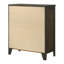 Commode 4 tiroirs cacao foncé