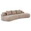 Canapé modulaire à compression de style moderne sans accoudoirs Arcadia-283946223