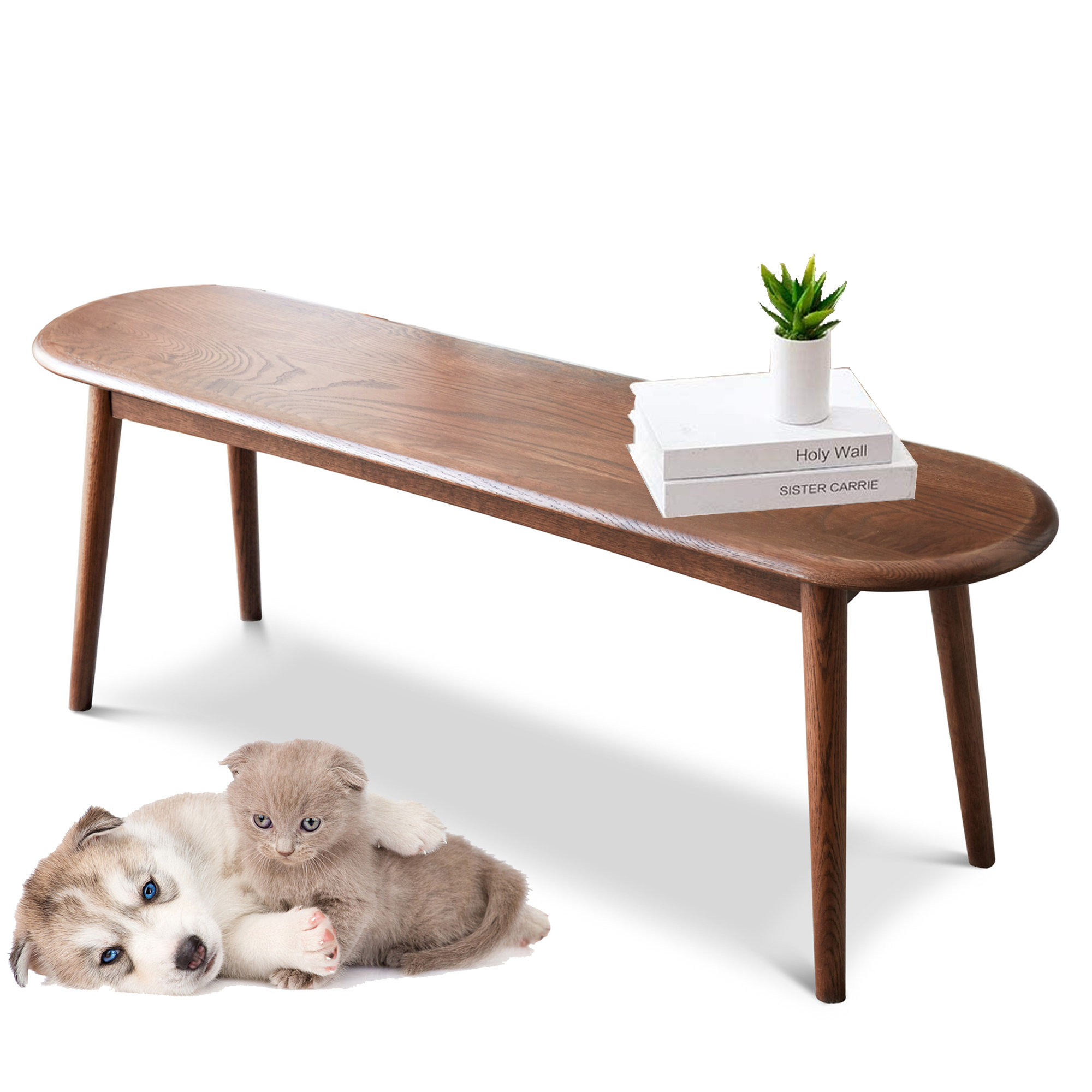 Corrigan Studio® Kukulski Solid Wood Bench | Wayfair
