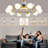 39.4" Bladeless Ceiling Fan with Remote and 10 lights-1419108088
