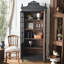 Noir massif + bois manufacturé + vitrines