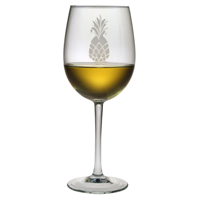 Wabasso 16oz. Wine Glass Set (Set of 4) Bay Isle Home™