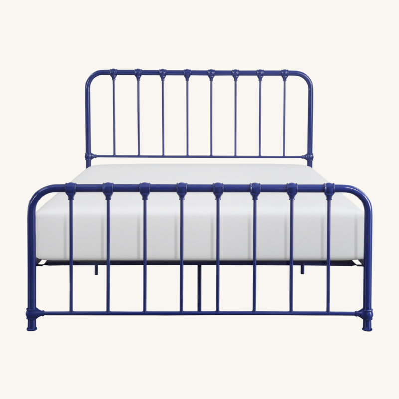 Lit plateforme Lepper Aceon, Reine, Bleu marine