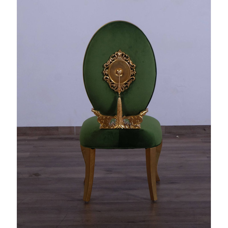 Luxor Upholstered Dining Chair, Emerald Green