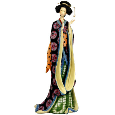 Geisha with Pale Gold Sash Figurine