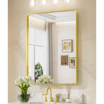 Tyro Bathroom Decorative Home Décor Corner Hangs Bathroom Mirror