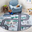 Tapis bleu / gris foncé Guarani-1396997968
