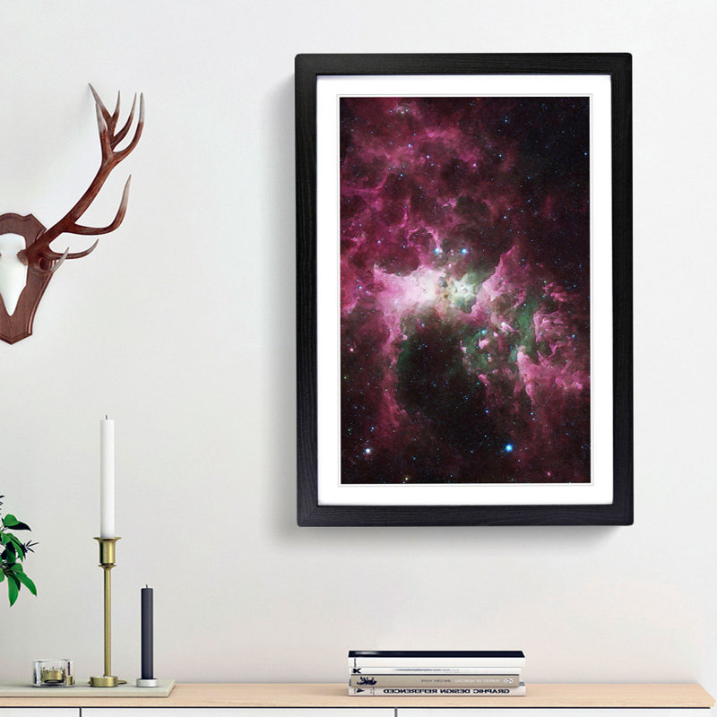 Universe in Abstract Vol.6 - Picture Frame Graphic Art Print, Black Framed, 87cm H x 62cm W x 2cm D