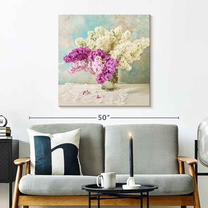 Bouquet de lilas Harnek, H 30 po x l 30 po
