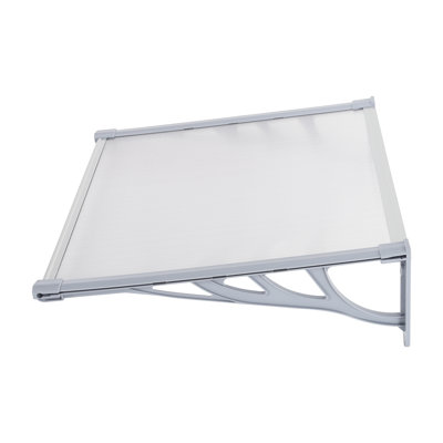 Dakota Fields 150cm W x 90cm D Metal Cover Retractable Door / Window Awning