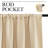 Blackout Curtains for Bedroom, Thermal Insulated Drapes Rod Pocket Privacy Protected Window Panels for Living Room, 2 Panels-1452178603-1452178596