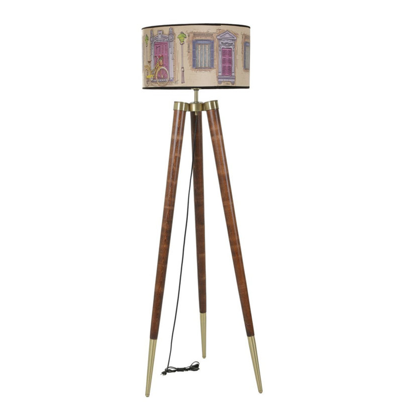 Claypool 160cm Tripod Floor Lamp