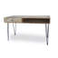 Panek Solid Wood Top Metal Base
