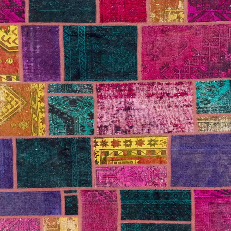 Abstract Indoor Rug, Square 3'