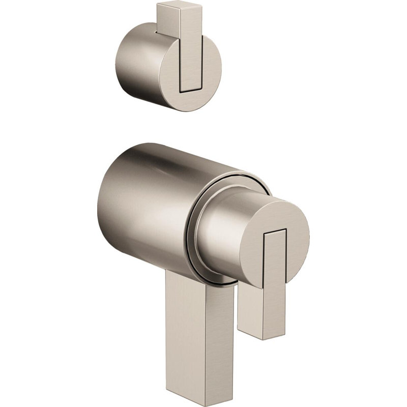 Litze® Shower Integrated Valve with Handles, Lever, Luxe Nickel