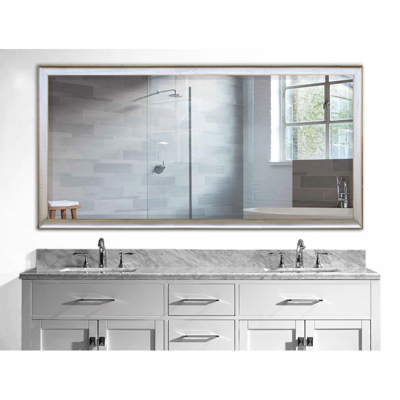 Miroir de salle de bain Riles, Argent / or