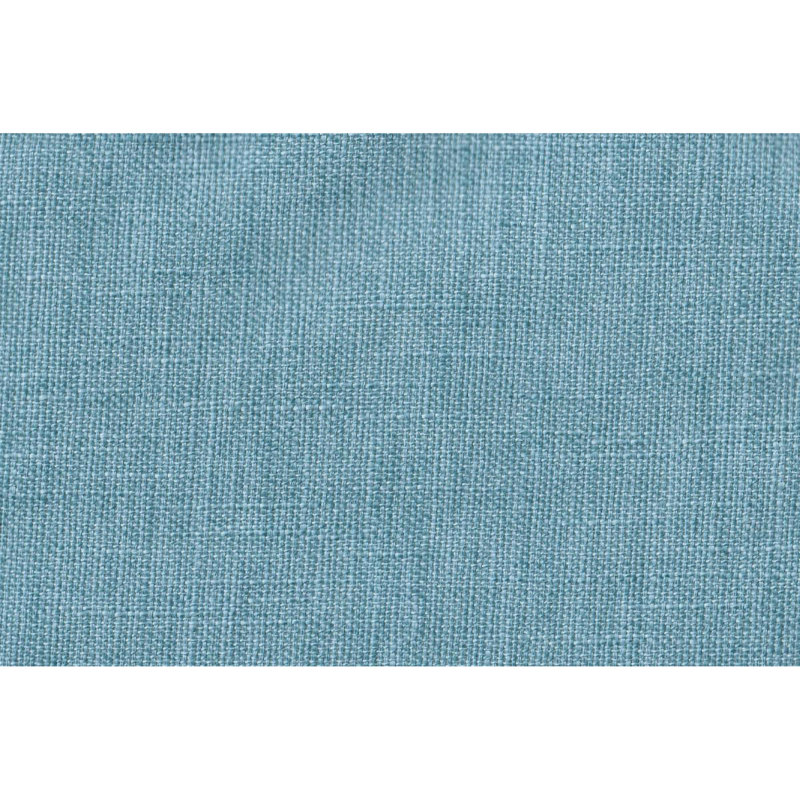 Ensemble de salon modulaire contemporain bleu avec méridienne réversible et coussins en polyfibre 3 pièces