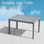 Chaises longues grises pour patio de 2. 5 options réglables, structure en aluminium, siège, roulettes pour plus de commodité, tracas - assemblage 2 gris plage - aluminium, respirant, facile à ranger