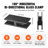 1" H × 3" W 4 Pack Door Hinges
