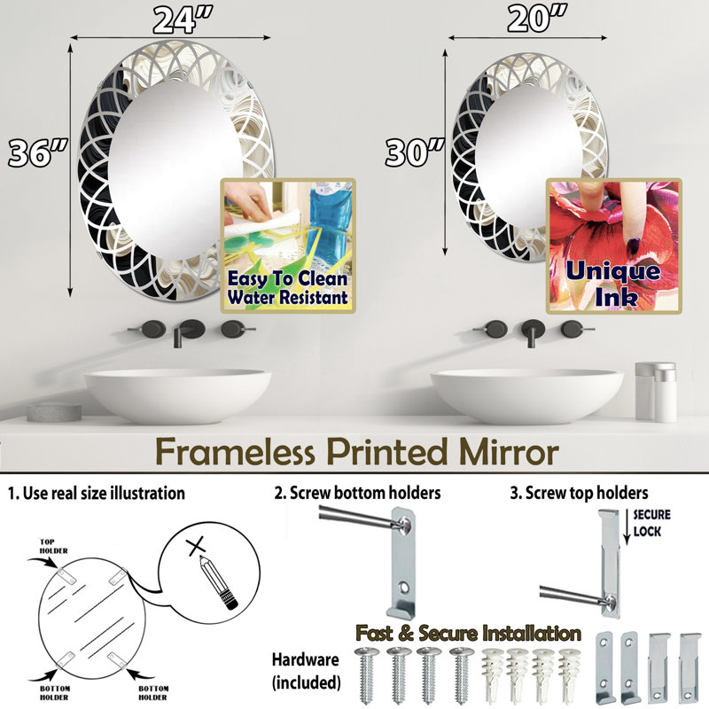 Miroir Bogor, 30 po x 20 po