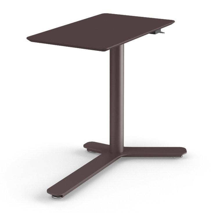 Float Mini Desk, Garnet Burgundy