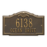 Gatewood Personalized Standard 2-Line Wall Address Plaque