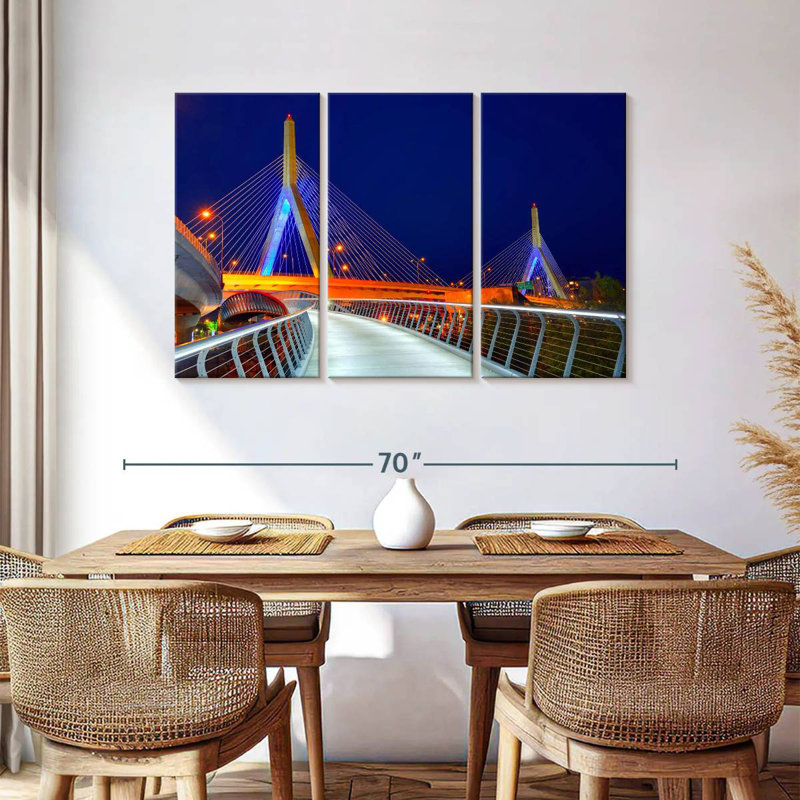 Pont patriotique Zakim, H 36 po x l 57 po