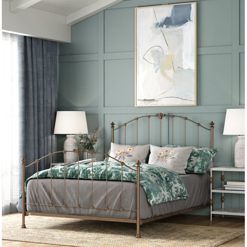 171 Country French Bed | Complete Standard, California King, Translucent Brown