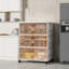 Bacs de rangement pliables avec couvercles