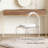 Modern Minimalist Acrylic Floating Solid Wood Dressing Table