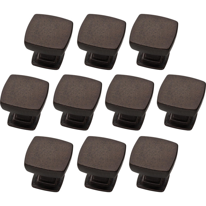 Parow 1.1457'' Square Knob, Warm Chestnut
