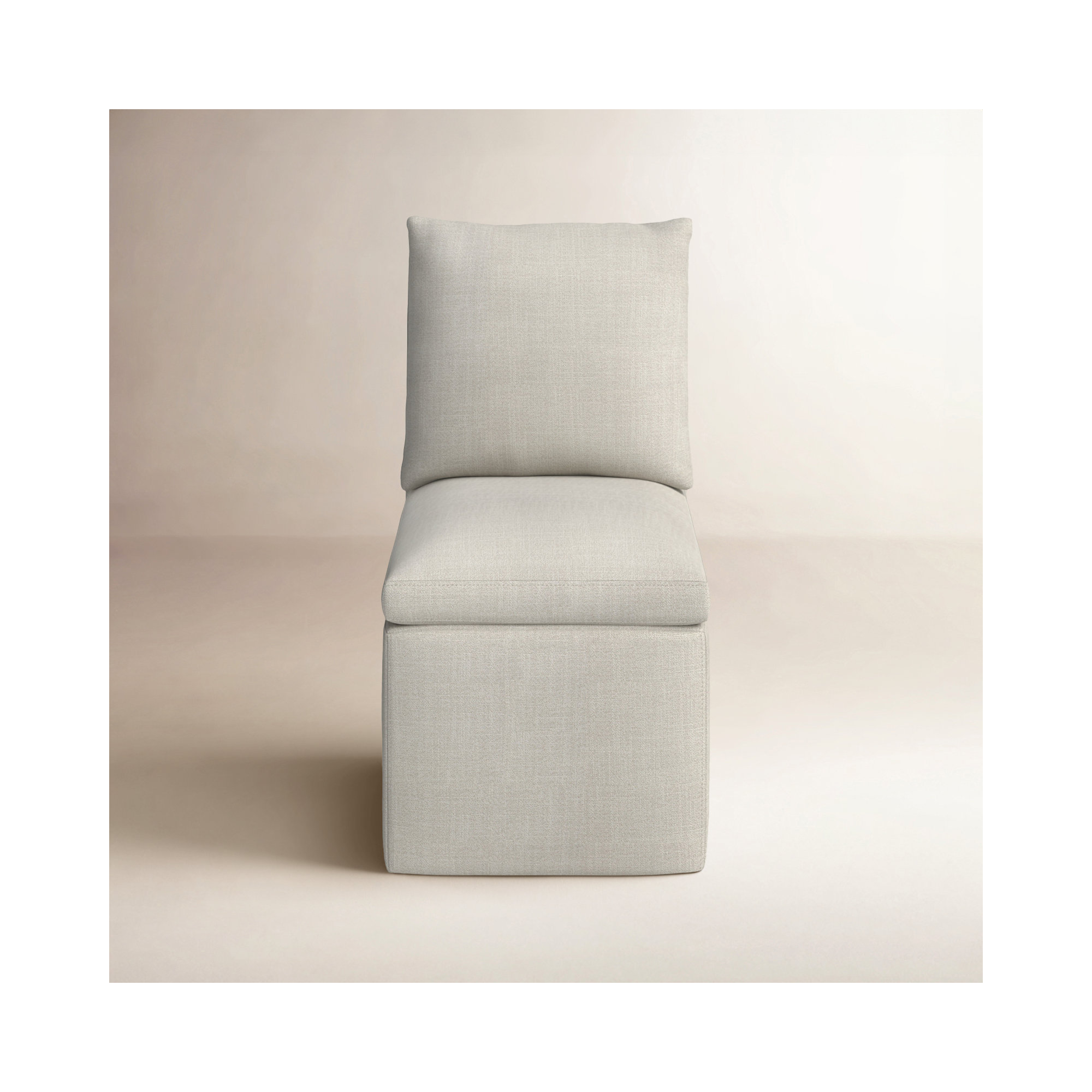 Alayaa Upholstered Side Chair, Effie Linen Performance Linen