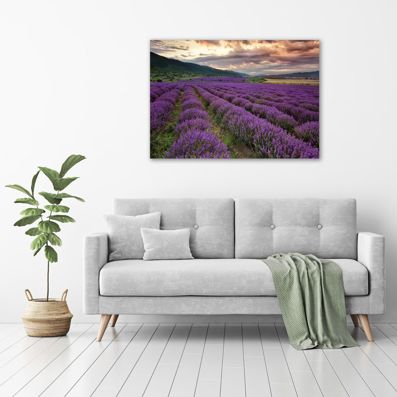 Lavender Field - Wrapped Canvas Print