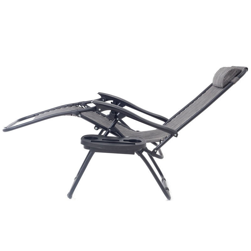 Medway Folding Zero Gravity Chair, Gray