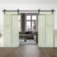 Porte de grange à panneaux et en bois avec quincaillerie d'installation-83967034-83967025