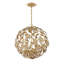 Luminaire suspendu antique 6 lumières Meyah-1041894148