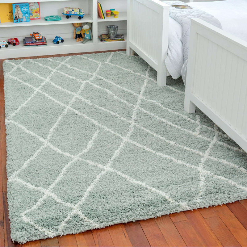 Striped Indoor Rug, Rectangle 7'1" x 10'