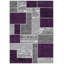 Tapis mauve à motif géométrique Balderston-1586436867