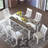 Charen 7 - Person Extendable Solid Wood Solid Wood Top Four Leg Dining Set