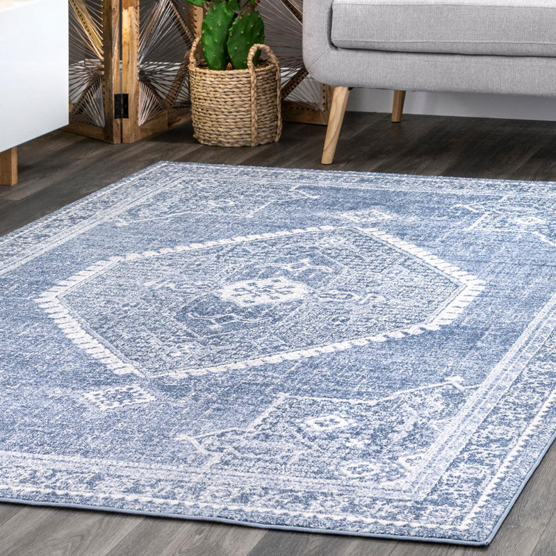 Tapis bleu Loren, Rectangle 10 pi x 14 pi