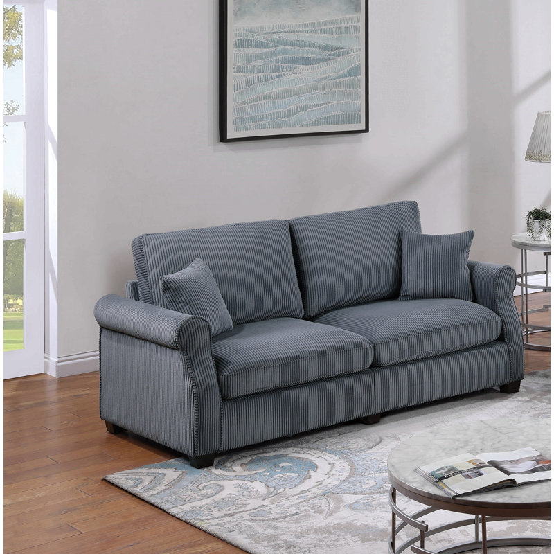 Ensemble de canapé 2 pièces Classic Living, Gris foncé
