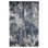 Abstract Area Rug in Dark Blue/Gray