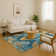 Premium Machine Washable Maag AMF1786 Swirls Rug