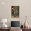 Art floral sur toile verte-105309249-105309270