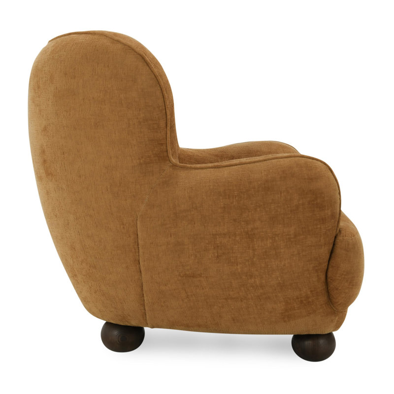 Penelope Upholstered Accent Chair, Orange