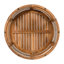 Table basse d'extérieur en bois d'acacia 27,95 po - corde bohème d'appoint tissée à la main