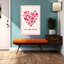 Art mural abstrait fantaisiste You Are Love-129021926