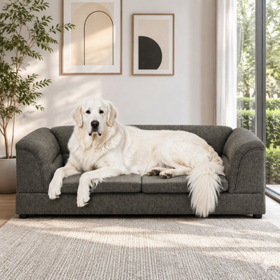 Oversized Pet Sofa Bed with Raised Frame